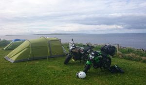Camping for tents area